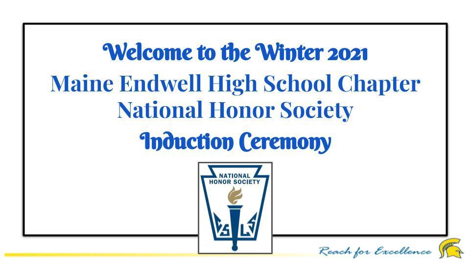 NHS Winter 2021 Induction