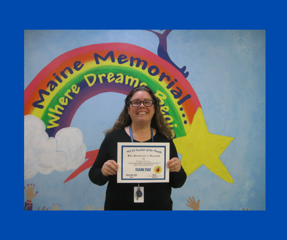 META Teacher of the Month for November