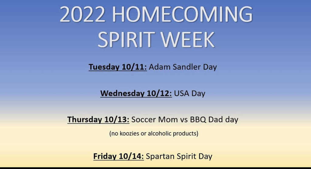HS Spirit Week theme